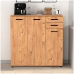 Παπουτσοθήκη - ντουλάπι Polly  χρώμα pine oak 108x35x108εκ. - Image 3