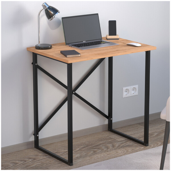 Γραφείο εργασίας Verne  χρώμα pine oak 75x52x73,8εκ.