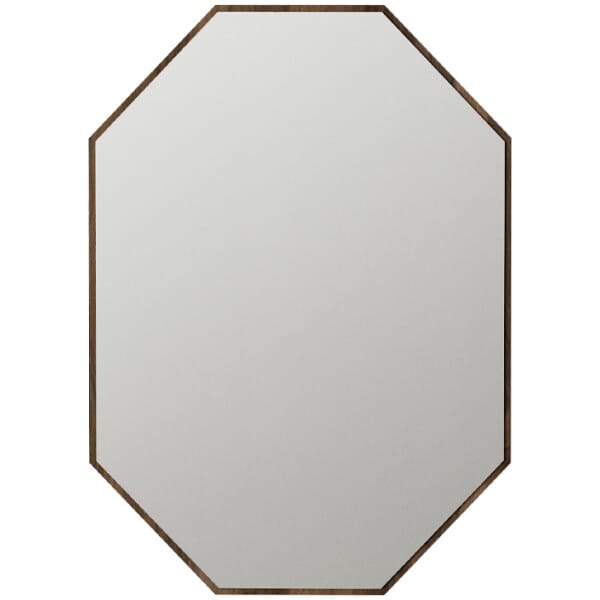Καθρέπτης τοίχου Ursula Μegapap χρώμα καρυδί 45x2x70εκ. - Image 4