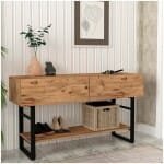 Κονσόλα Aron  χρώμα atlantic pine 138,8x41x75,7εκ.