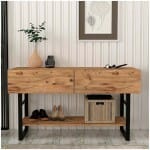 Κονσόλα Aron  χρώμα atlantic pine 138,8x41x75,7εκ. - Image 5