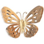 Διακοσμητικό τοίχου Butterfly  μεταλλικό χρώμα χρυσό 29x32εκ.