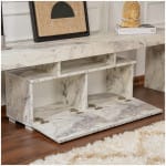 Έπιπλο τηλεόρασης Enclave  χρώμα εφέ μαρμάρου 180x31,3x50εκ. - Image 3