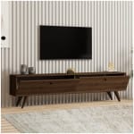 Έπιπλο τηλεόρασης Paris  χρώμα καρυδί 160x25x35εκ. - Image 2