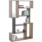 ΒΙΒΛΙΟΘΗΚΗ SHAY HM8768.02 85X22X140 ΓΚΡΙ