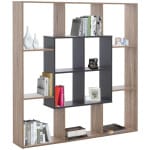ΒΙΒΛΙΟΘΗΚΗ BRODY HM8771.02 136X22X136 ΓΚΡΙ