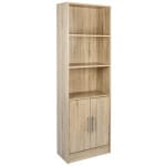 ΒΙΒΛΙΟΘΗΚΗ ΜΕΛΑΜΙΝΗΣ ENSLEY HM2027.02 SONAMA 60X30X180 εκ.