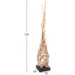 ΔΙΑΚΟΣΜΗΤΙΚΟ ΦΩΤΙΣΤΙΚΟ ΔΑΠΕΔΟΥ FLAMER HM4439 DRIFTWOOD ΣΕ ΦΥΣΙΚΟ 30x30x179Υεκ. - Image 2