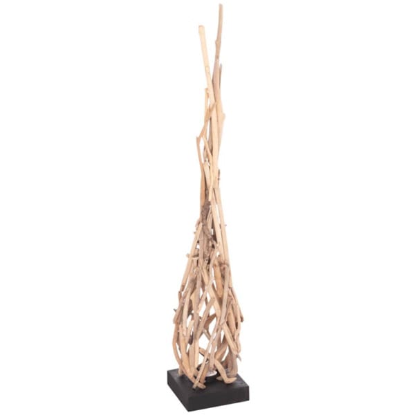 ΔΙΑΚΟΣΜΗΤΙΚΟ ΦΩΤΙΣΤΙΚΟ ΔΑΠΕΔΟΥ FLAMER HM4439 DRIFTWOOD ΣΕ ΦΥΣΙΚΟ 30x30x179Υεκ. - Image 1