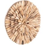 ΔΙΑΚΟΣΜΗΤΙΚΟ ΤΟΙΧΟΥ ΣΤΡΟΓΓΥΛΟ CHIIKI HM4297 DRIFTWOOD ΣΕ ΦΥΣΙΚΟ Φ40 εκ.