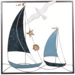 ΔΙΑΚΟΣΜΗΤΙΚΟ ΤΟΙΧΟΥ ΤΕΤΡΑΓΩΝΟ HM4203 ΜΕΤΑΛΛΟ-ΒΑΡΚΕΣ 50x6x50 εκ.