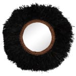 ΔΙΑΚΟΣΜΗΤΙΚΟΣ ΚΑΘΡΕΠΤΗΣ ΤΟΙΧΟΥ ΣΤΡΟΓΓΥΛΟΣ BRENNO HM4713 ΙΝΕΣ ΜΠΑΝΑΝΑΣ ΜΑΥΡΟ Φ80εκ