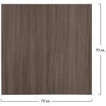 ΕΠΙΦΑΝΕΙΑ ΤΡΑΠΕΖΙΟΥ ΑΠΟ MDF 70Χ70 εκ. HM8438.01 ΣΤΑΧΤΙ ΜΑΥΡΟ - Image 2