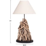 ΕΠΙΤΡΑΠΕΖΙΟ ΦΩΤΙΣΤΙΚΟ TWIGGY HM4423 DRIFTWOOD & ΛΕΥΚΟ ΚΑΠΕΛΟ Φ35x61Υεκ. - Image 2