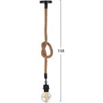 ΦΩΤΙΣΤΙΚΟ ΟΡΟΦΗΣ HM4042 ΣΧΟΙΝΙ 1m ΜΗΚΟΣ ΠΑΧΟΥΣ 1.6cm ΝΤΟΥΙ ΡΟΔΕΛΑΣ Ε27 - Image 2