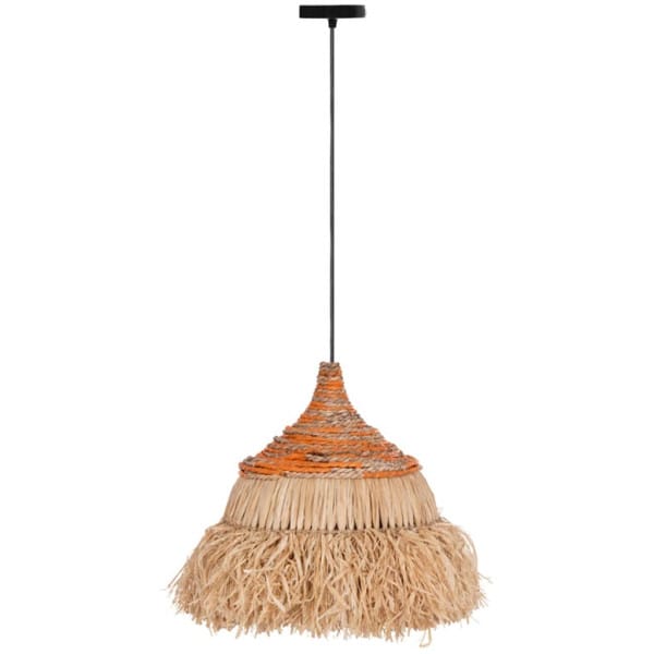 ΦΩΤΙΣΤΙΚΟ ΟΡΟΦΗΣ SIFO HM4714 ΚΑΠΕΛΟ ΙΝΕΣ SISAL & ΜΠΑΝΑΝΑΣ-ΦΥΣΙΚΟ & MIX Φ35x45Υεκ. - Image 1