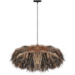 ΦΩΤΙΣΤΙΚΟ ΟΡΟΦΗΣ ORDEM HM4715 ΚΑΠΕΛΟ ΙΝΕΣ SISAL & ΜΠΑΝΑΝΑΣ-ΜΑΥΡΟ & ΦΥΣΙΚΟ Φ75εκ