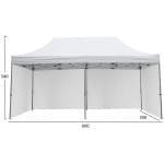 GAZEBO ΕΠΑΓΓΕΛΜΑΤΙΚΟ ΒΑΡΕΩΣ ΤΥΠΟΥ CRESSEN HM21099.01 ΠΤΥΣΣΟΜΕΝΟ ΑΛΟΥΜΙΝΙΟΥ 3x6x3,4Yμ - Image 2