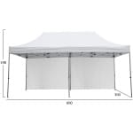 GAZEBO ΕΠΑΓΓΕΛΜΑΤΙΚΟ ΒΑΡΕΩΣ ΤΥΠΟΥ CRESSEN HM21099 ΠΤΥΣΣΟΜΕΝΟ ΑΛΟΥΜΙΝΙΟΥ 3x6x3,4Yμ - Image 2