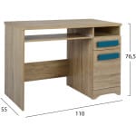 ΓΡΑΦΕΙΟ PLAYROOM SONAMA-ΣΙΕΛ HM11154.01 110X55X76.5εκ - Image 2