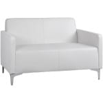 ΚΑΝΑΠΕΣ 2ΘΕΣΙΟΣ NELLIE HM3159.22 ΜΕ ΛΕΥΚΟ PU 113x71x71Υ εκ.