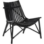 ΚΑΡΕΚΛΑ ΕΞΩΤ.ΧΩΡΟΥ CELLION HM9812.02 ΡΑΒΔΟΙ RATTAN ΣΕ ΜΑΥΡΟ ΧΡΩΜΑ 76x72x83Υεκ.