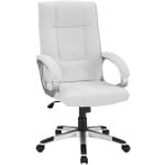 ΚΑΡΕΚΛΑ ΓΡΑΦΕΙΟΥ CHANDER HM1092.02 ΛΕΥΚΗ 63x66x116 εκ.