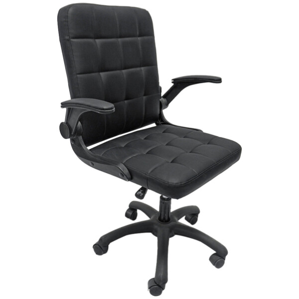 ΚΑΡΕΚΛΑ ΓΡΑΦΕΙΟΥ PORTIMA HM1197.01 ΜΑΥΡΟ PVC-NYLON ΣΚΕΛΕΤΟΣ & ΒΑΣΗ 69x53x98Υεκ.