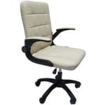 ΚΑΡΕΚΛΑ ΓΡΑΦΕΙΟΥ PORTIMA HM1197.04 ΜΠΕΖ PVC-ΜΑΥΡΟΣ NYLON ΣΚΕΛΕΤΟΣ & ΒΑΣΗ 66.5x57x97Υεκ