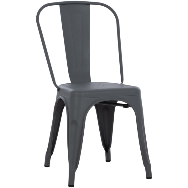 ΚΑΡΕΚΛΑ ΜΕΤΑΛΛΙΚΗ MELITA-PRO HM8641.50 ΓΚΡΙ 44x47x84.5Υεκ.