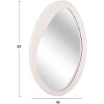 ΚΑΘΡΕΠΤΗΣ ΤΟΙΧΟΥ ΟΒΑΛ ΣΕΙΡΑ SANTORINI HM4514 MDF ΣΕ ΥΠΟΛΕΥΚΟ 48x3,2x60Υεκ - Image 2