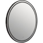 ΚΑΘΡΕΠΤΗΣ ΤΟΙΧΟΥ ΣΤΡΟΓΓΥΛΟΣ ROUNDER HM4503.01 ΑΛΟΥΜΙΝΙΟ ΣΕ ΜΑΥΡΟ-ΦΩΤΙΣΜΟΣ LED Φ80εκ.