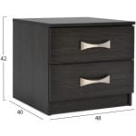 ΚΟΜΟΔΙΝΟ ΜΕ 2 ΣΥΡΤΑΡΙΑ ΚΑΙ ΧΕΡΟΥΛΙ ASHLYN HM2235.01 ZEBRANO 48x40x42Yεκ. - Image 2
