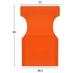 ΜΑΞΙΛΑΡΙ TEXTILENE 600gr/m2 2X1 ΠΟΡΤΟΚΑΛΙ ΓΙΑ ΠΟΛΥΘΡΟΝΑ ΣΚΗΝ. HM5272.02 46.5Χ53Χ80Υεκ. - Image 2