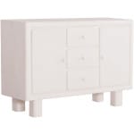 ΜΠΟΥΦΕΣ ΣΕΙΡΑ SANTORINI HM18048 MDF ΣΕ ΥΠΟΛΕΥΚΟ ΧΡΩΜΑ-3 ΣΥΡΤΑΡΙΑ & 2 ΠΟΡΤΕΣ 120x38x80Υεκ.