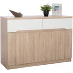 ΜΠΟΥΦΕΣ JOLENE HM2234.02 2 ΣΥΡΤΑΡΙΑ & 4 ΠΟΡΤΕΣ SONAMA 120X40X80εκ.