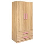 ΝΤΟΥΛΑΠΑ 2ΦΥΛΛΗ PLAYROOM SONAMA-ΡΟΖ HM335+HM336.02 80X50X180εκ.