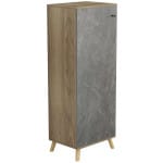 ΠΑΠΟΥΤΣΟΘΗΚΗ-ΝΤΟΥΛΑΠΙ ALVARO HM8954.14 ΜΕΛΑΜΙΝΗ SONAMA-STONE TEXTURE 50Χ38Χ135Yεκ.