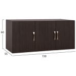 ΠΑΤΑΡΙ 3ΦΥΛΛΗΣ ΝΤΟΥΛΑΠΑΣ CARLY HM385.01 ΣΕ ΧΡΩΜΑ ZEBRANO 150X55X60Υεκ. - Image 2
