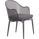 ΠΟΛΥΘΡΟΝΑ ΑΛΟΥΜΙΝΙΟΥ OREGO HM6268.01 ΣΚΕΛΕΤΟΣ & ΜΑΞΙΛΑΡΙ ΣΚΟΥΡΟ ΓΚΡΙ 56x59x81Υεκ.