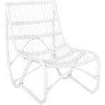 ΠΟΛΥΘΡΟΝΑ GRINN HM9815.03 ΡΑΒΔΟΙ RATTAN ΣΕ ΛΕΥΚΟ 56,5x73,5x79,5Υ εκ.