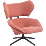 ΠΟΛΥΘΡΟΝΑ ΠΕΡΙΣΤΡΕΦΟΜΕΝΗ BRYLL HM9597.02 ΡΟΖ ΜΠΟΥΚΛΕ-ΜΑΥΡΗ ΒΑΣΗ 86x90x97Υεκ.