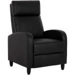 ΠΟΛΥΘΡΟΝΑ RELAX HIBER HM9782.11 ΜΑΥΡΟ PU 67,5x90x104Υ εκ.