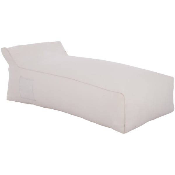 ΠΟΥΦ ΞΑΠΛΩΣΤΡΑ WADELIN HM5774.11 ΜΕ TEXTILINE ΛΕΥΚΟ 190x80x40-60Υ εκ. - Image 1
