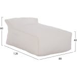 ΠΟΥΦ ZAFER HM5772.11 ΜΕ TEXTILENE 600gr/m2 2X1 ΛΕΥΚΟ 88x128x60Υεκ - Image 2