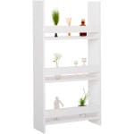 ΡΑΦΙΕΡΑ ΤΟΙΧΟΥ SANI HM18223.01 ΜΕΛΑΜΙΝΗ ΣΕ ΛΕΥΚΟ 60x10x90Υεκ. (3 ΡΑΦΙΑ)