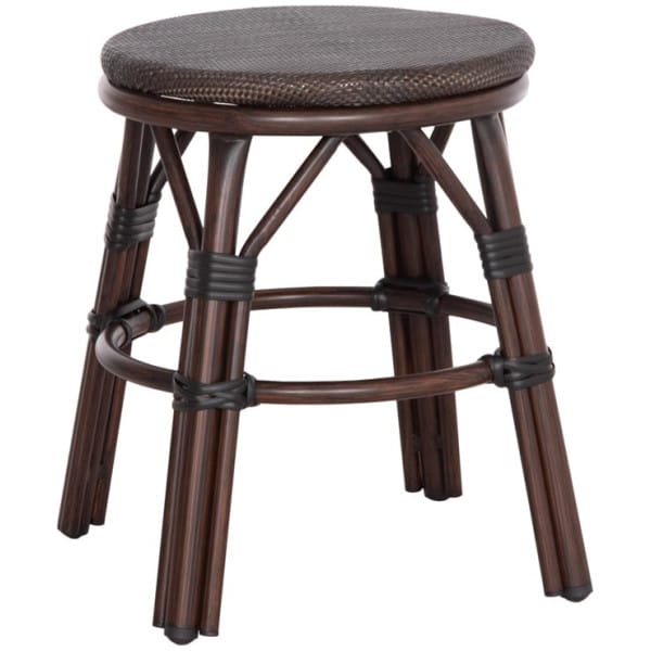 ΣΚΑΜΠΟ ΑΛΟΥΜΙΝΙΟΥ CHINO HM6285.01 BAMBOO LOOK ΚΑΦΕ-TEXTILENE ΚΑΦΕ Φ36x46Υεκ. - Image 1