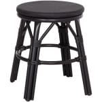 ΣΚΑΜΠΟ ΑΛΟΥΜΙΝΙΟΥ CHINO HM6285.02 BAMBOO LOOK & TEXTILENE ΣΕ ΜΑΥΡΟ Φ36x46Υεκ.