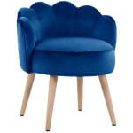 ΣΚΑΜΠΟ ΜΕ ΠΛΑΤΗ ELISE HM8628.08 ΑΠΟ ΜΠΛΕ ΒΕΛΟΥΔΟ 55x52x60Υ εκ.