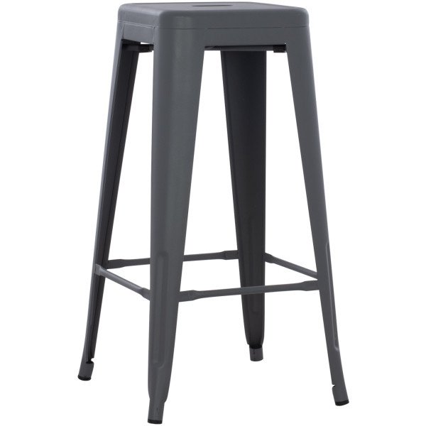 ΣΚΑΜΠΟ ΜΠΑΡ ΜΕΤΑΛΛΙΚΟ MELITA-PRO HM8642.50 ΣΕ ΓΚΡΙ 43x43x78Υεκ.